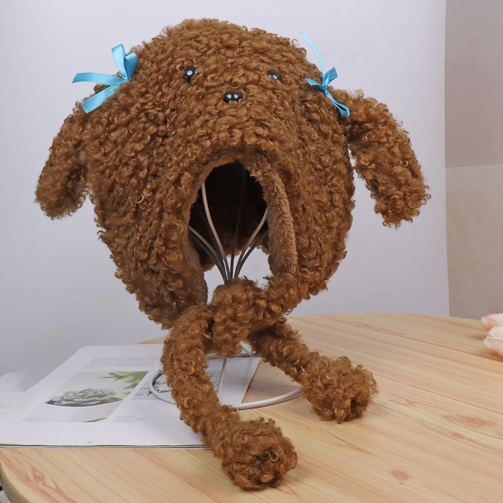 Sweet Scarf Plush Puppy Hat Fashion Design Korean Style Cartoon Fleece Gloves Muffler Animal Ear Protection Hat Baby
Sweet Scarf Plush Puppy Hat Fashion Design Korean Style Cartoon Fleece Gloves Muffler Animal Ear Protection Hat Baby