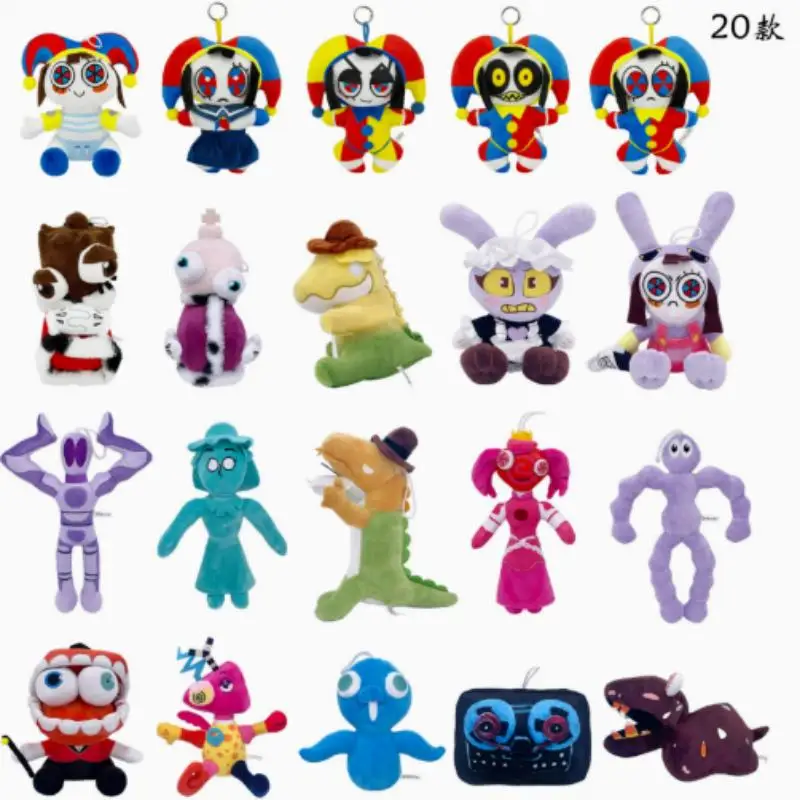 34style Hot The Amazing Digital Plush Toys Amazing Circus Clown Rabbit Plush Dolls Periphery Stuffed Toys Kids Adults Gift
34style Hot The Amazing Digital Plush Toys Amazing Circus Clown Rabbit Plush Dolls Periphery Stuffed Toys Kids Adults Gift