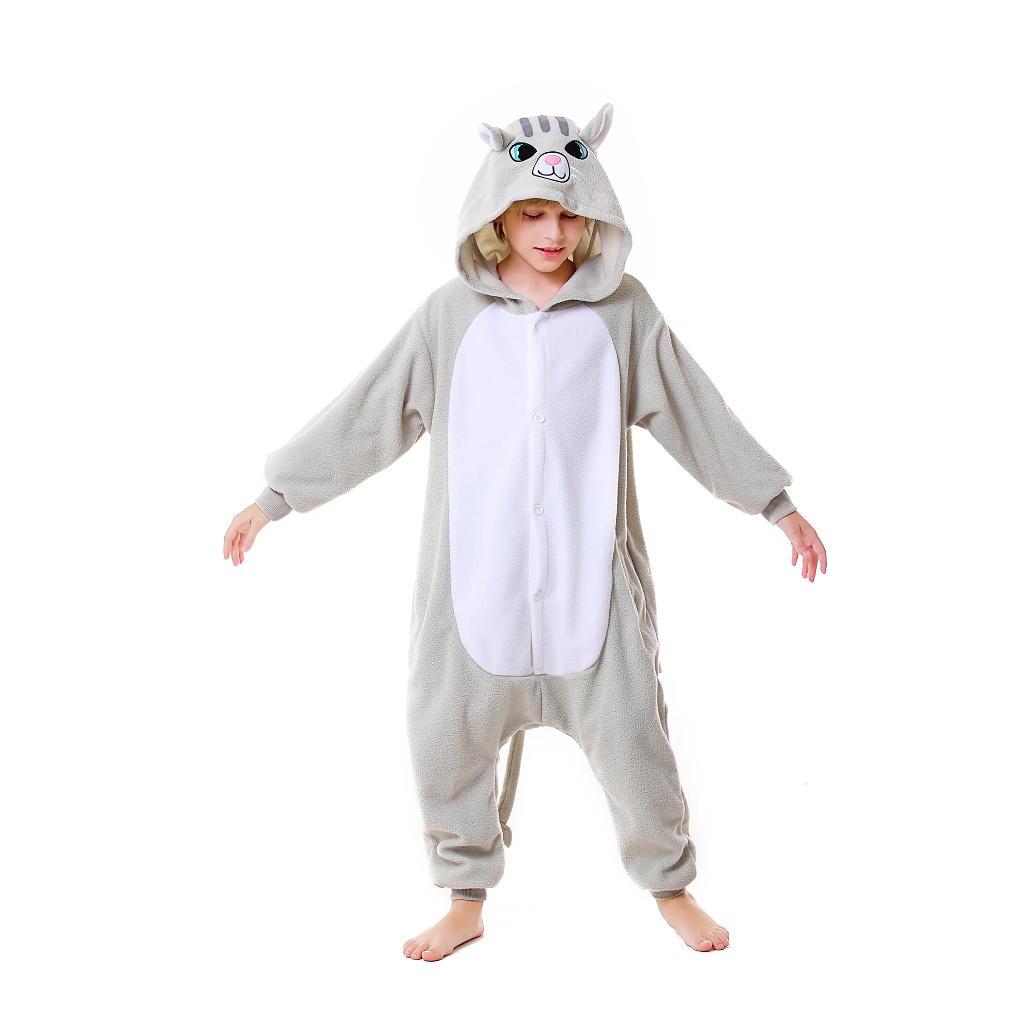 Cat One Piece Pajamas For Kids Unisex Onesie Sleepwear Halloween Christmas Cosplay Costume Pyjama Winter Warm Cozy Homewear
Cat One Piece Pajamas For Kids Unisex Onesie Sleepwear Halloween Christmas Cosplay Costume Pyjama Winter Warm Cozy Homewear