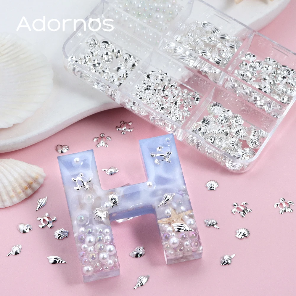 Silvery Ocean Rivets Epoxy Resin Accessories Turtle Shell Pearls Starfish Seahorse Shape Resin Filling Summer DIY Crafts Making
Silvery Ocean Rivets Epoxy Resin Accessories Turtle Shell Pearls Starfish Seahorse Shape Resin Filling Summer DIY Crafts Making