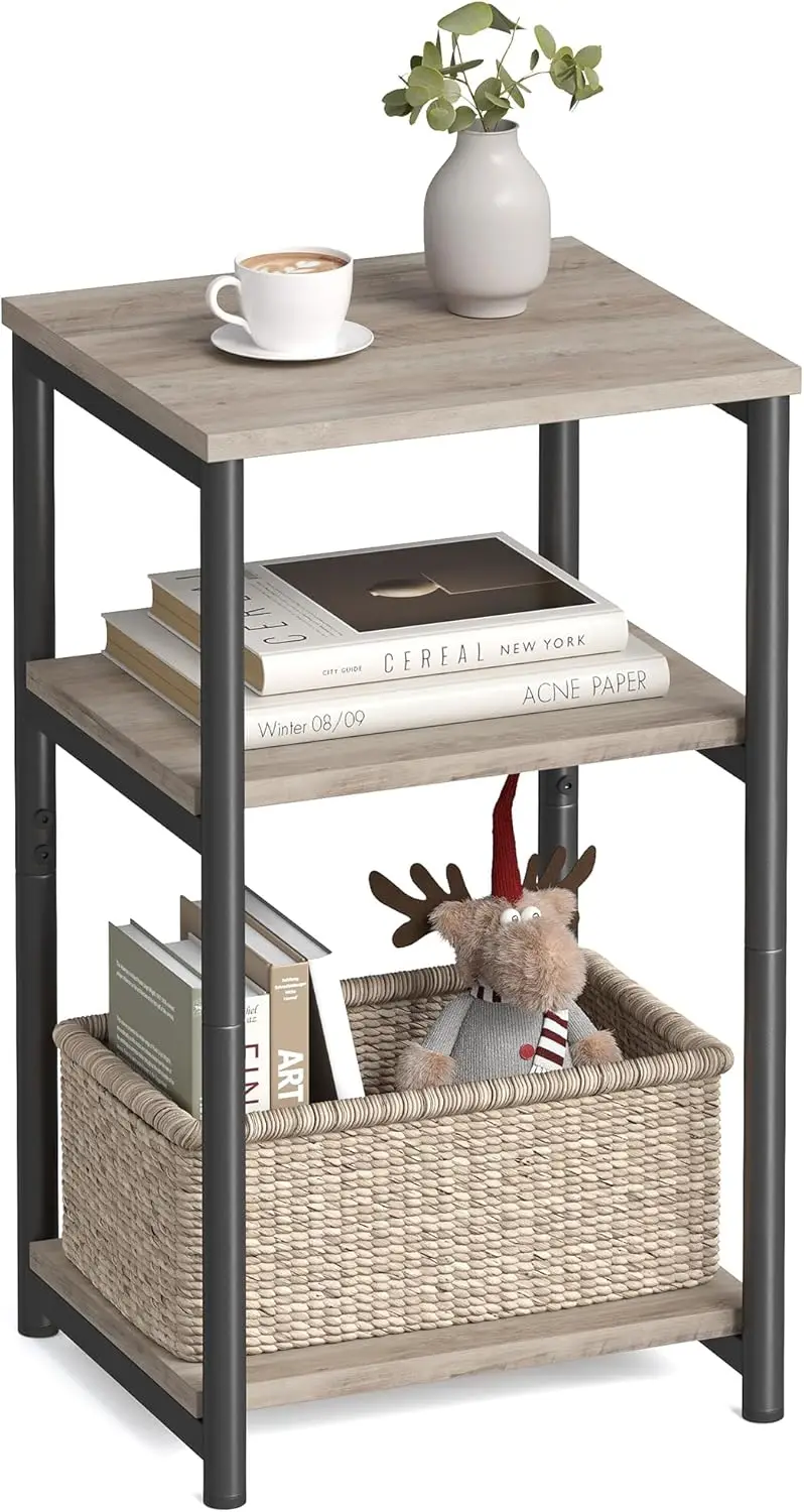 Side Table, Small End Table, Tall Nightstand for Living Room, Bedroom, Office, Bathroom, Greige and Classic Black ULET273B02
Side Table, Small End Table, Tall Nightstand for Living Room, Bedroom, Office, Bathroom, Greige and Classic Black ULET273B02