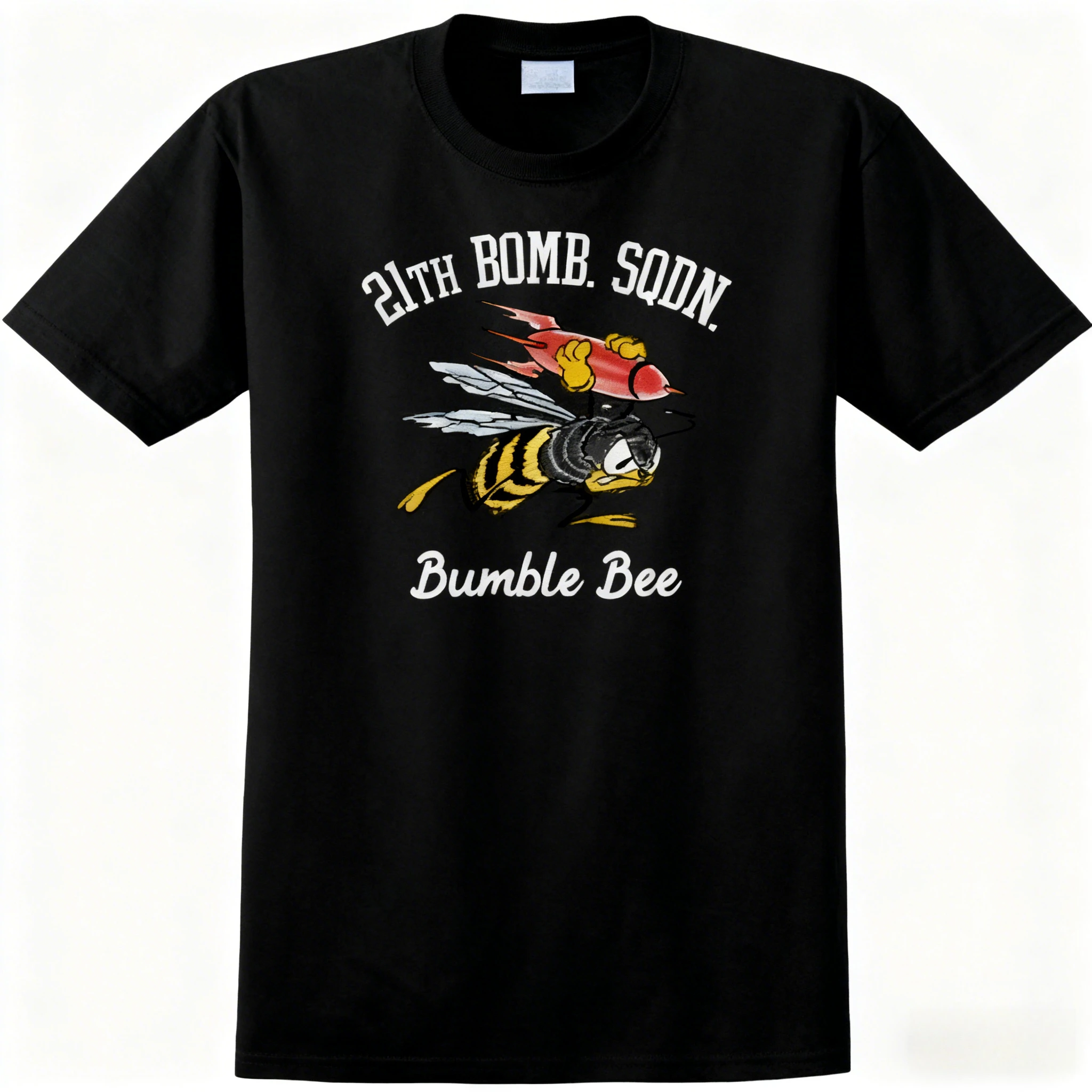 Classic Military Squadron Bumble Bee 100% Cotton Graphic T-Shirt for Fashion Loose 21TH Bomb SQDN History & Style Aficionados
Classic Military Squadron Bumble Bee 100% Cotton Graphic T-Shirt for Fashion Loose 21TH Bomb SQDN History & Style Aficionados