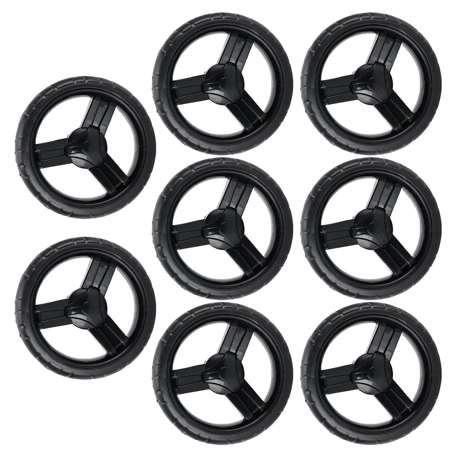 8Pcs 5.5 Inch Eva Stroller Wheels Replacement Fixed Casters for Infant Carriage Toddler Chair Pram Silent Smooth Rolling Non
8Pcs 5.5 Inch Eva Stroller Wheels Replacement Fixed Casters for Infant Carriage Toddler Chair Pram Silent Smooth Rolling Non