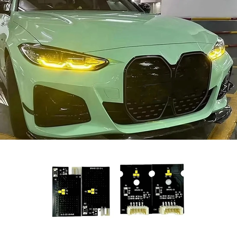 Для BMW M3 M4 CSL 4 серии G22 G23 G80 G82 Лимонно-желтый светодиодный модуль DRL Чипы дневных ходовых огней Светодиодные панели
Для BMW M3 M4 CSL 4 серии G22 G23 G80 G82 Лимонно-желтый светодиодный модуль DRL Чипы дневных ходовых огней Светодиодные панели