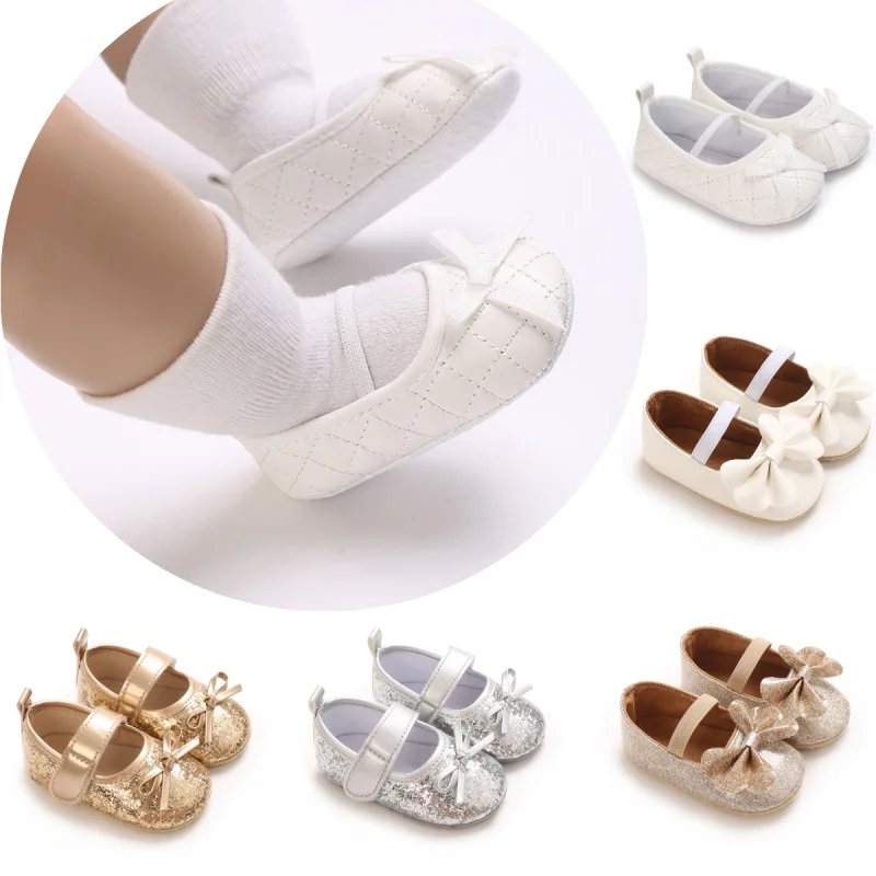 Infant Pre-Walker Shoes Baby Shoes 0-1Year Girls Sequined Bow Princess Shoes Soft Flats Fashion Dress Shoes
Infant Pre-Walker Shoes Baby Shoes 0-1Year Girls Sequined Bow Princess Shoes Soft Flats Fashion Dress Shoes