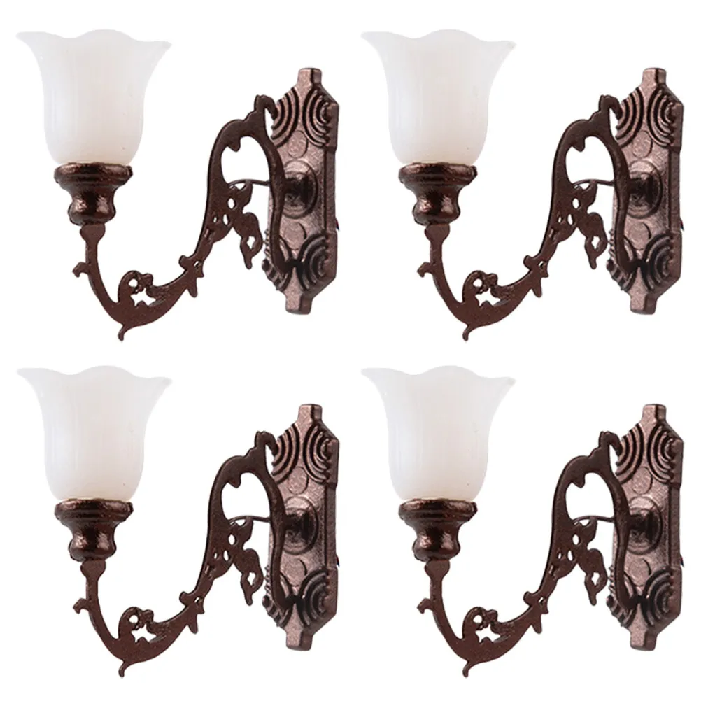 4Pcs Miniature Wall Lamps ABS Sand Table Decorative Light Mini House Accessories Micro Landscaping Luminous Scene DIY Sand Table
4Pcs Miniature Wall Lamps ABS Sand Table Decorative Light Mini House Accessories Micro Landscaping Luminous Scene DIY Sand Table