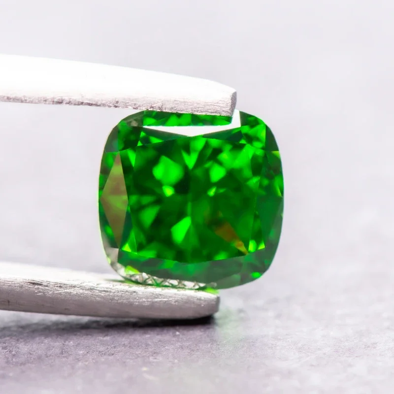 Cubic Zirconia Green Color Cushion Shape 4k Crushed Ice Cut 5A Grade Charm Beads for DIY Jewelry Making Necklace Main Materials
Cubic Zirconia Green Color Cushion Shape 4k Crushed Ice Cut 5A Grade Charm Beads for DIY Jewelry Making Necklace Main Materials