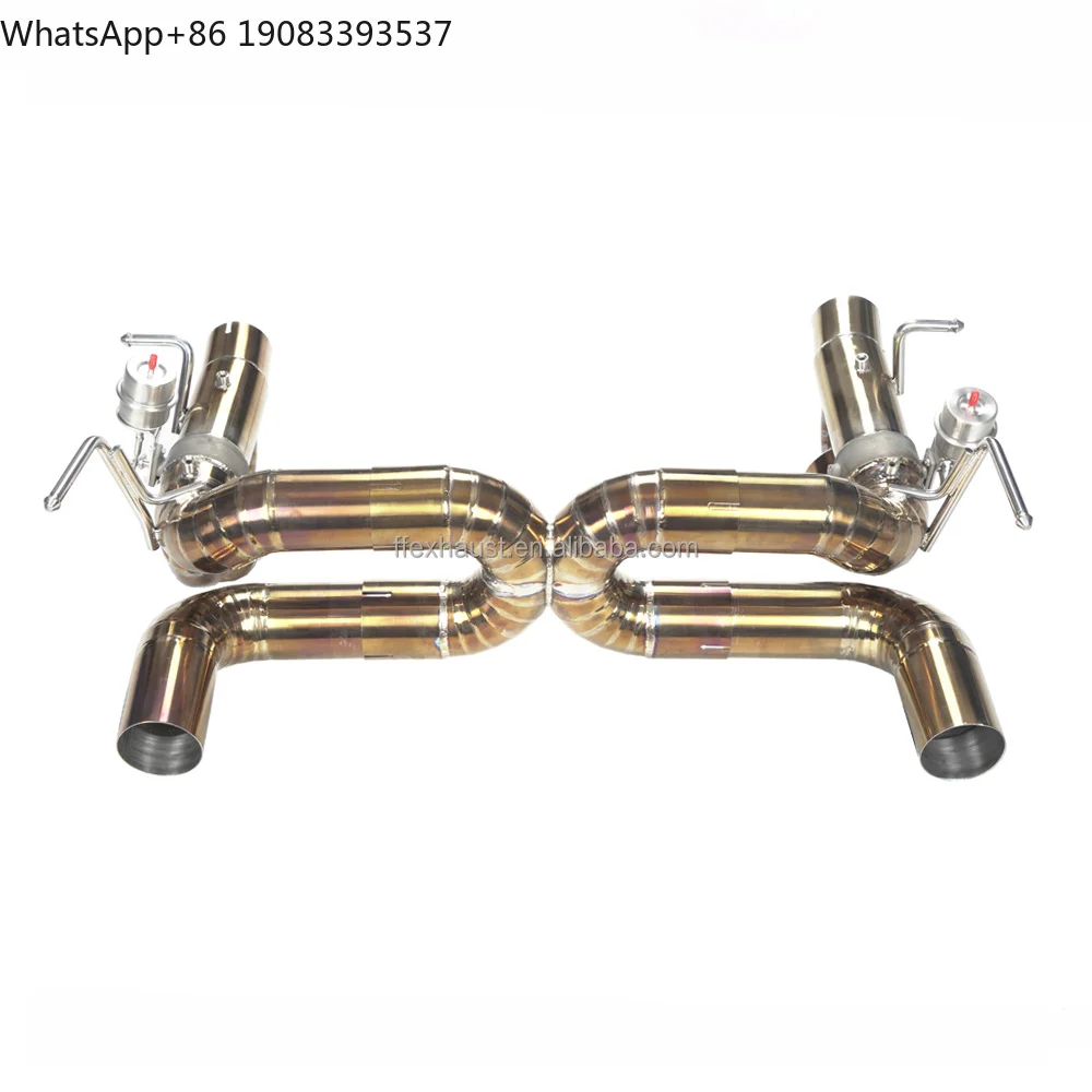 Custom Designed Titanium Valved Exhaust System Perfect Fit for Ferrari F8 3.9T V8
Custom Designed Titanium Valved Exhaust System Perfect Fit for Ferrari F8 3.9T V8