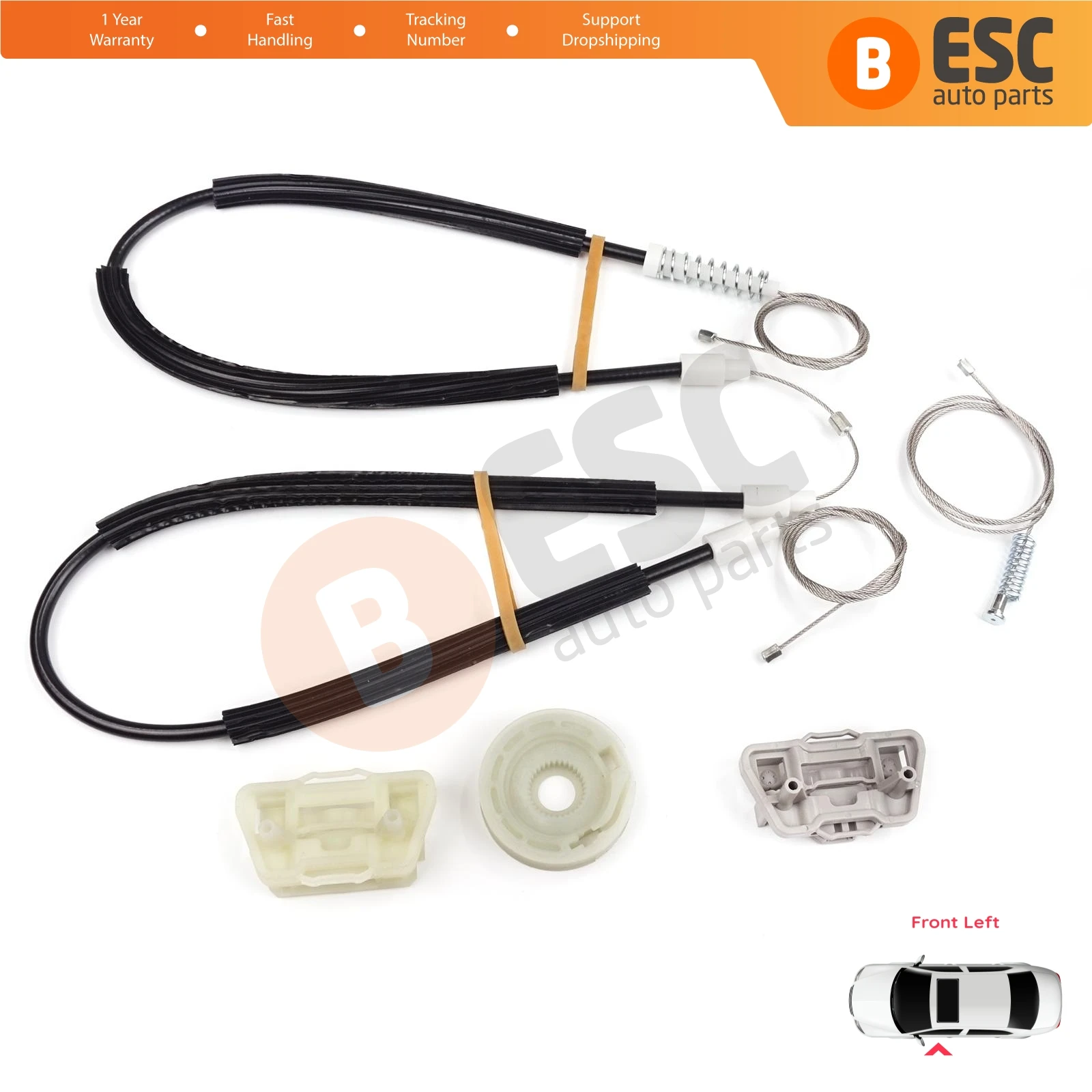 EWR397 Electric Window Regulator Repair Set Front Left for Ford Focus MK1 North America Version 2000-2007 4/5 Door 6S4Z5423201BA
EWR397 Electric Window Regulator Repair Set Front Left for Ford Focus MK1 North America Version 2000-2007 4/5 Door 6S4Z5423201BA