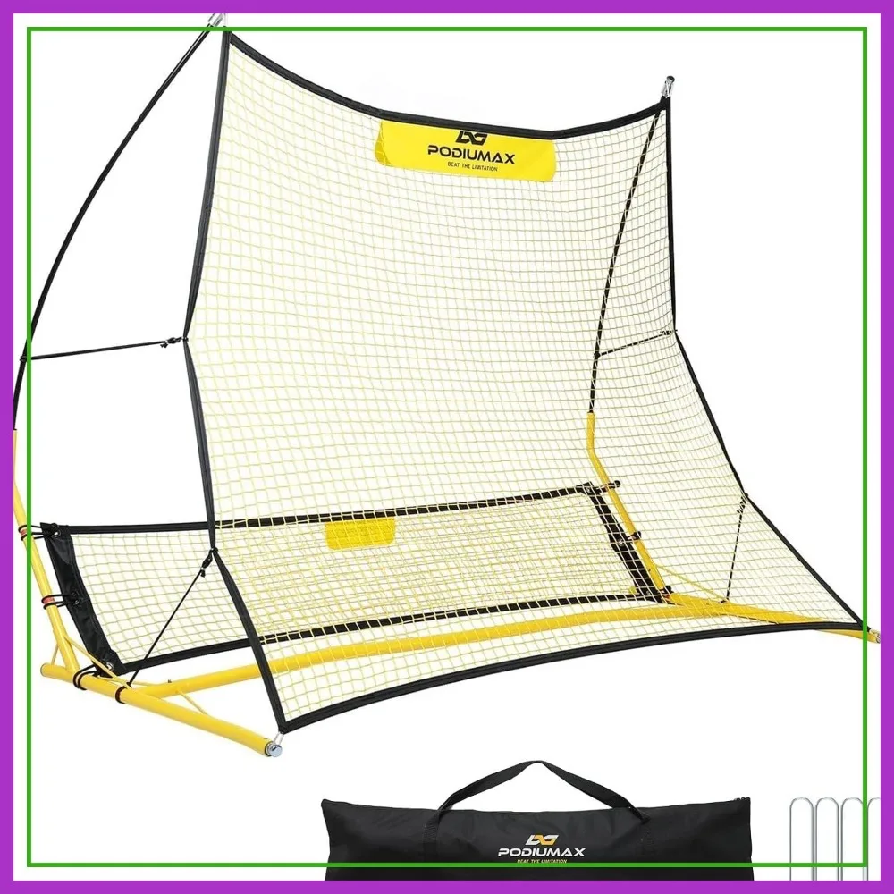 Portable Soccer Rebounder Net 2-in-1, 6x4.7ft & 6x1.3ft Training Net for All Skills
Portable Soccer Rebounder Net 2-in-1, 6x4.7ft & 6x1.3ft Training Net for All Skills