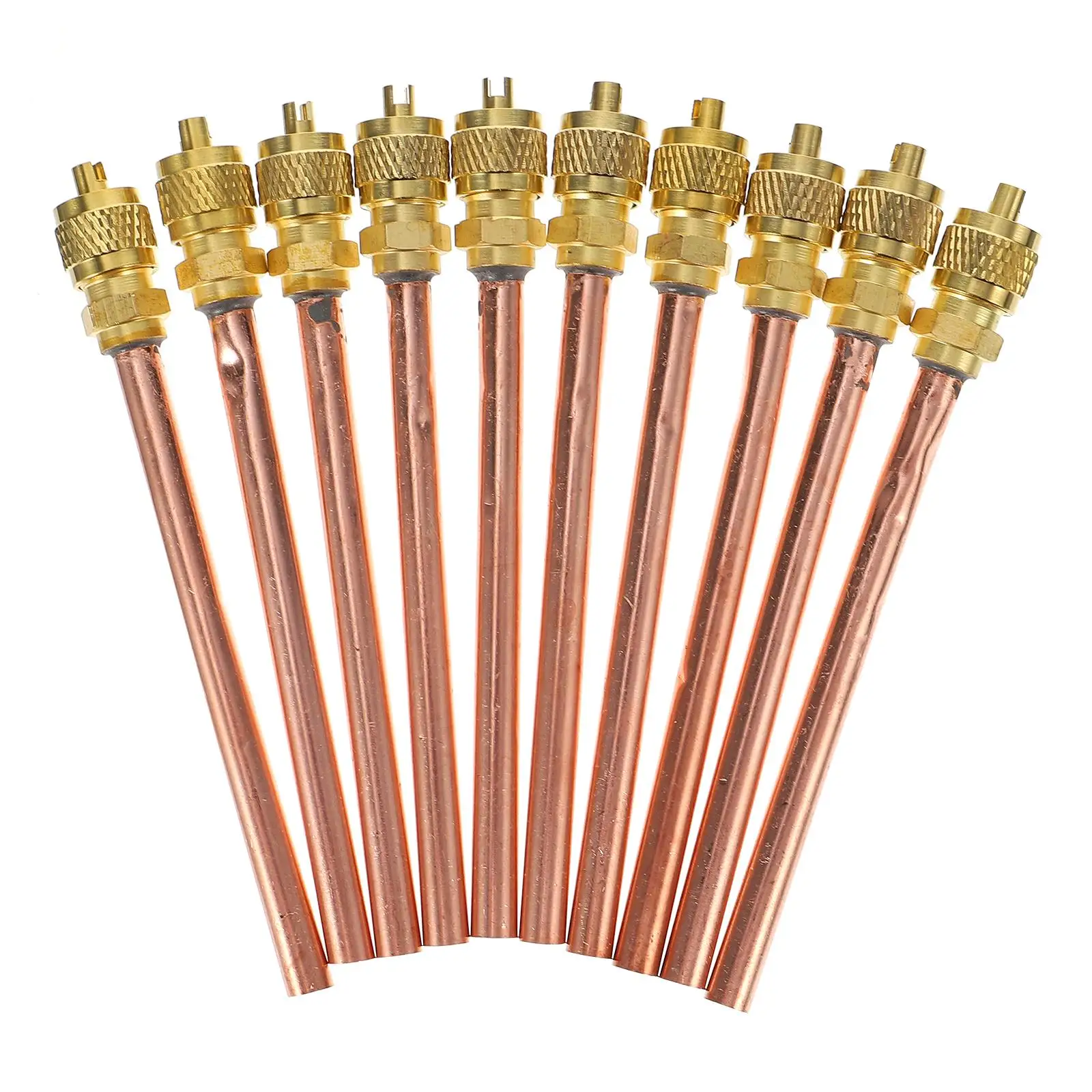 10pcs Filling Access Valve Service Golden High Quality Brass Wear Resistant Core Remover Inside Rubber Self
10pcs Filling Access Valve Service Golden High Quality Brass Wear Resistant Core Remover Inside Rubber Self