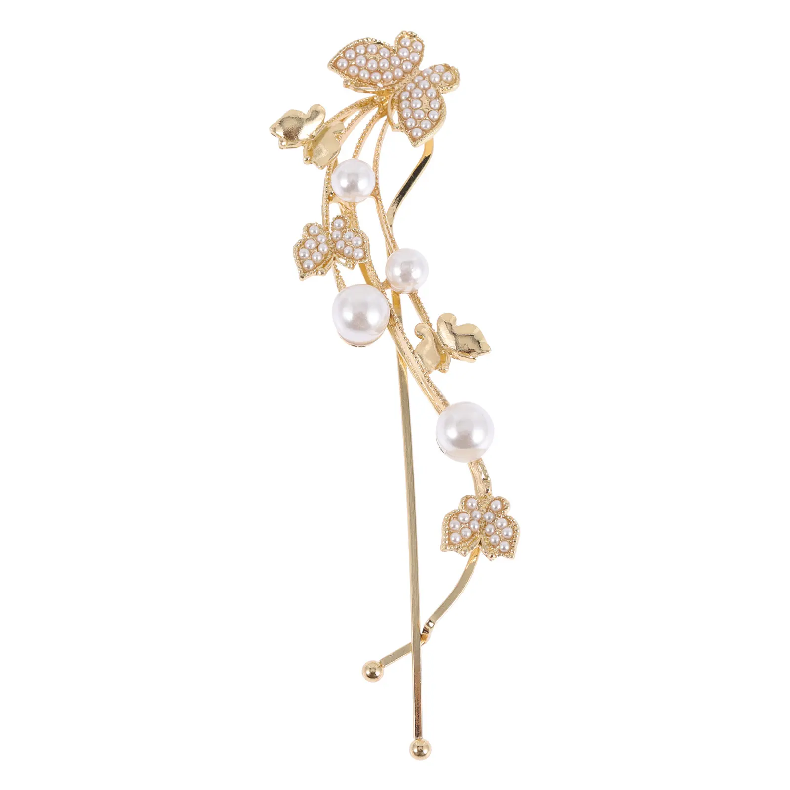 2 Pcs Pearl Butterfly Hair Clip Gilded Vintage Design Women Hairpin Barrette Smooth Surface Premium Materials Retro Charm
2 Pcs Pearl Butterfly Hair Clip Gilded Vintage Design Women Hairpin Barrette Smooth Surface Premium Materials Retro Charm