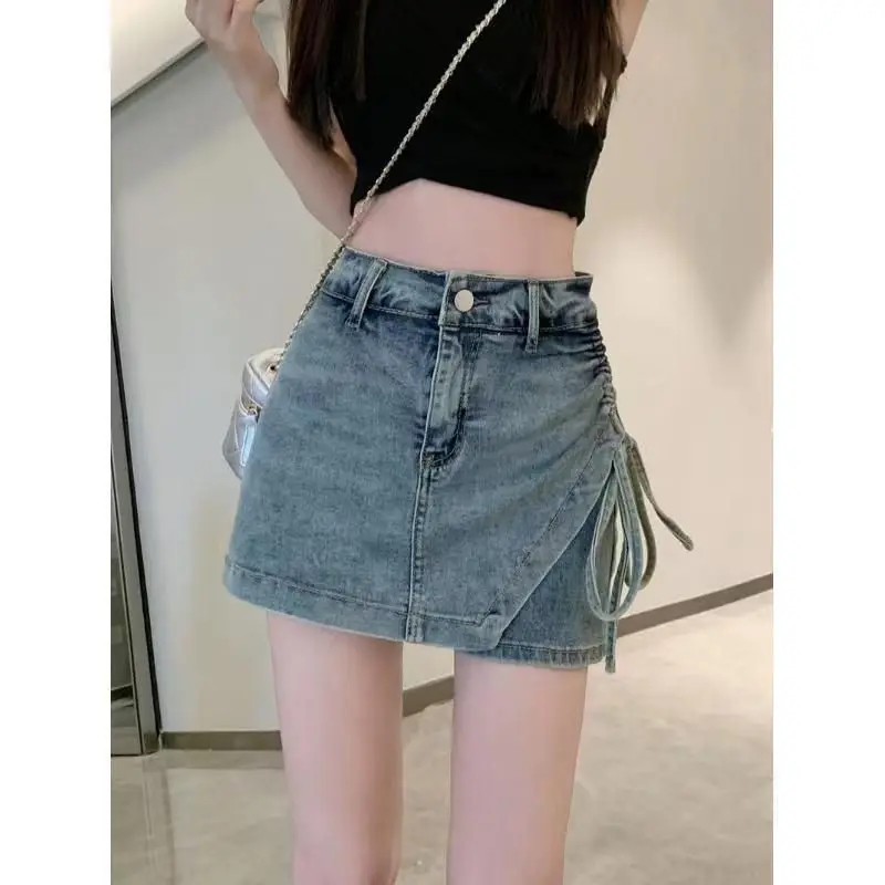 Women's Temperament Dress 2025 Spring Summer Latest Side Drawstring Irregular High Waist Slimming A-Line Hip Hugging Shorts
Women's Temperament Dress 2025 Spring Summer Latest Side Drawstring Irregular High Waist Slimming A-Line Hip Hugging Shorts