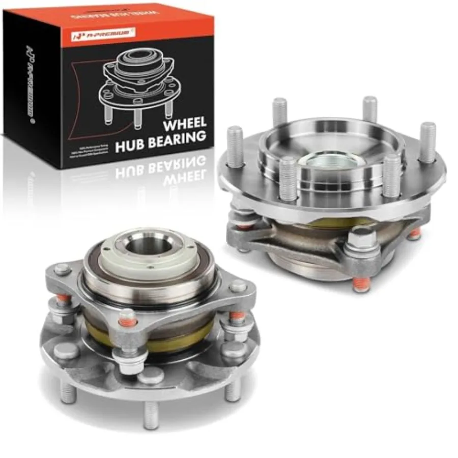 2 x Front Wheel Bearing and Hub Assembly with 6-Lug Compatible with Tacoma 2005-2023, 4Runner 2003-2023, FJ Cruiser 2007-2014
2 x Front Wheel Bearing and Hub Assembly with 6-Lug Compatible with Tacoma 2005-2023, 4Runner 2003-2023, FJ Cruiser 2007-2014