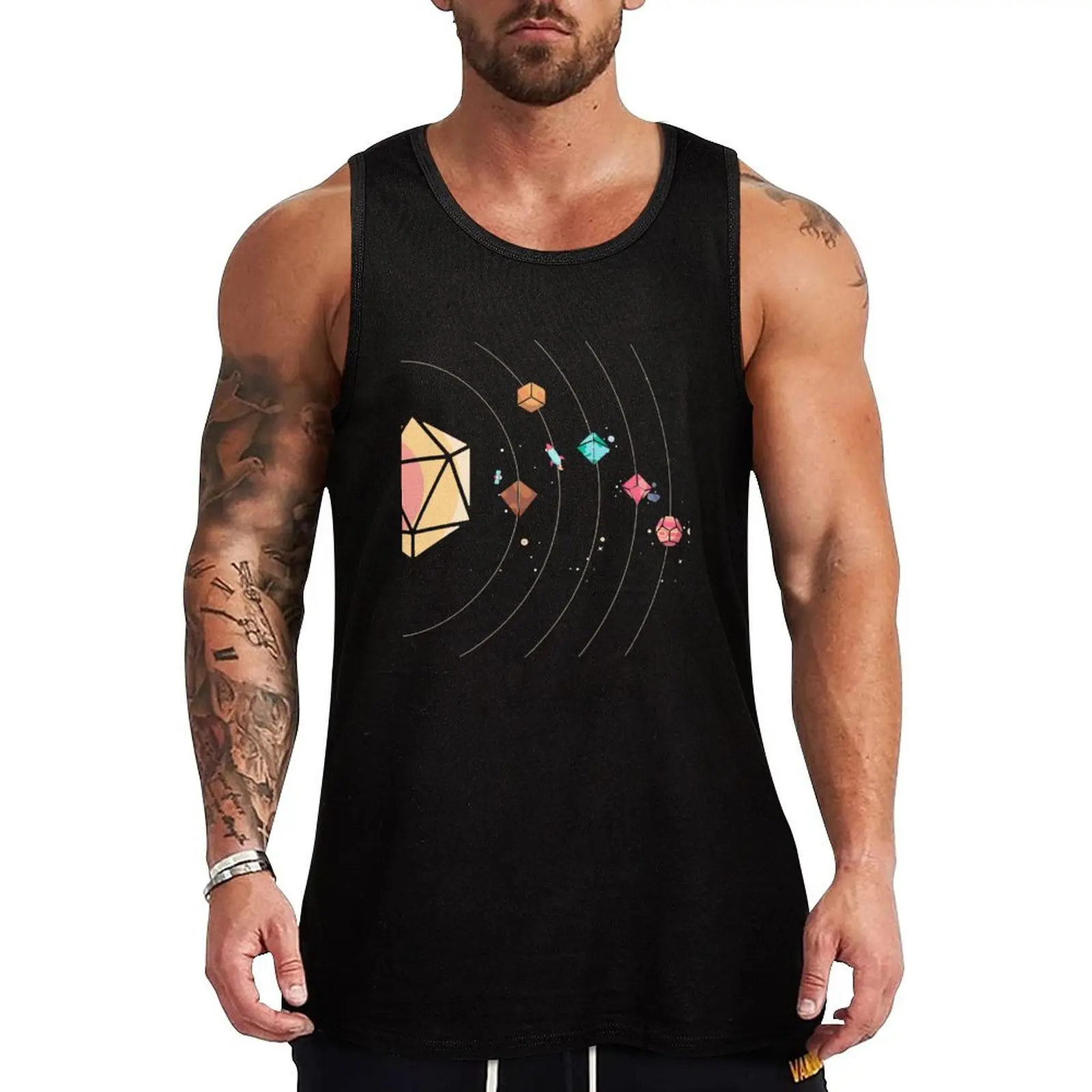 Майка Dice Solar System, спортивный жилет, мужская спортивная одежда, футболка без рукавов
Майка Dice Solar System, спортивный жилет, мужская спортивная одежда, футболка без рукавов