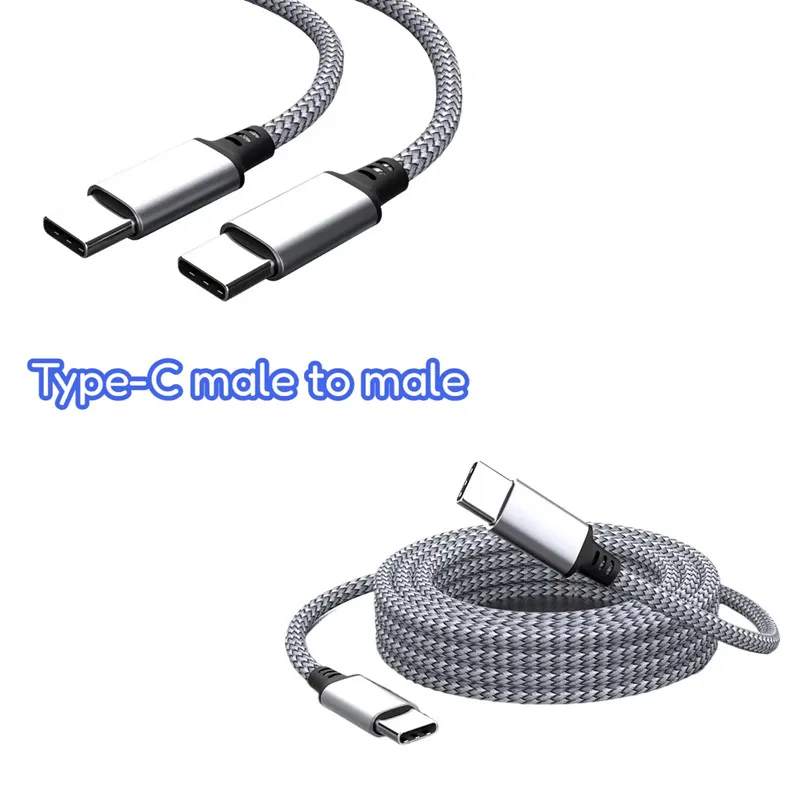 Type C to Type C PD 60W Fast Charging Cable Type C 1m 2m 3m Extending Data Cable for iPhone 15 Pro Max Huawei Xiaomi Samsung
Type C to Type C PD 60W Fast Charging Cable Type C 1m 2m 3m Extending Data Cable for iPhone 15 Pro Max Huawei Xiaomi Samsung