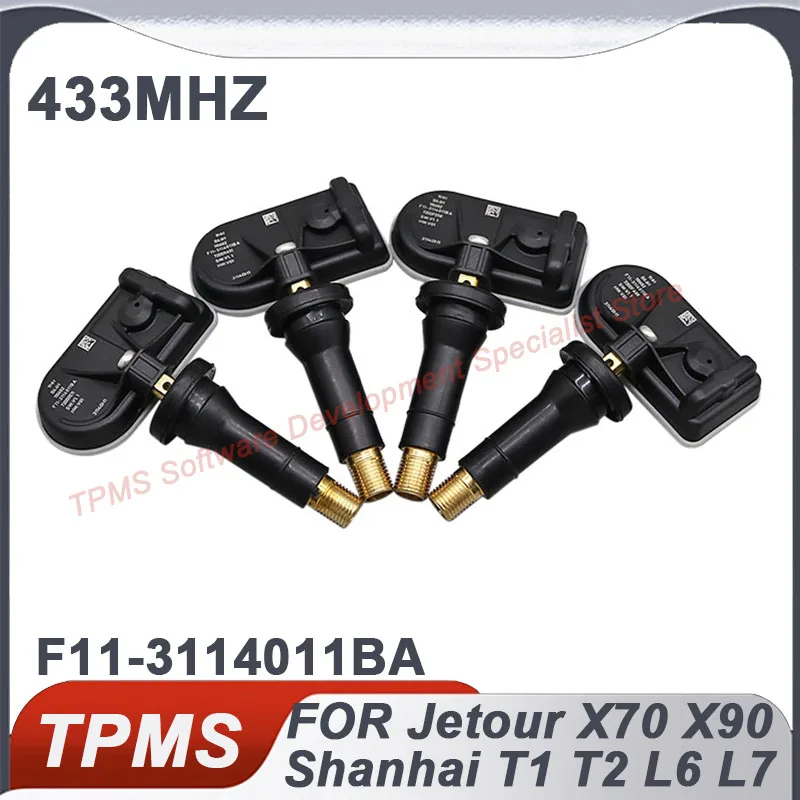 4 шт. 433 МГц F11- 3114011 Датчик BA TPMS Датчик давления в шинах для Jetour Traveller Dashing X70 X90 PLUS Shanhai T1 T2 L6 L7 L9
4 шт. 433 МГц F11- 3114011 Датчик BA TPMS Датчик давления в шинах для Jetour Traveller Dashing X70 X90 PLUS Shanhai T1 T2 L6 L7 L9