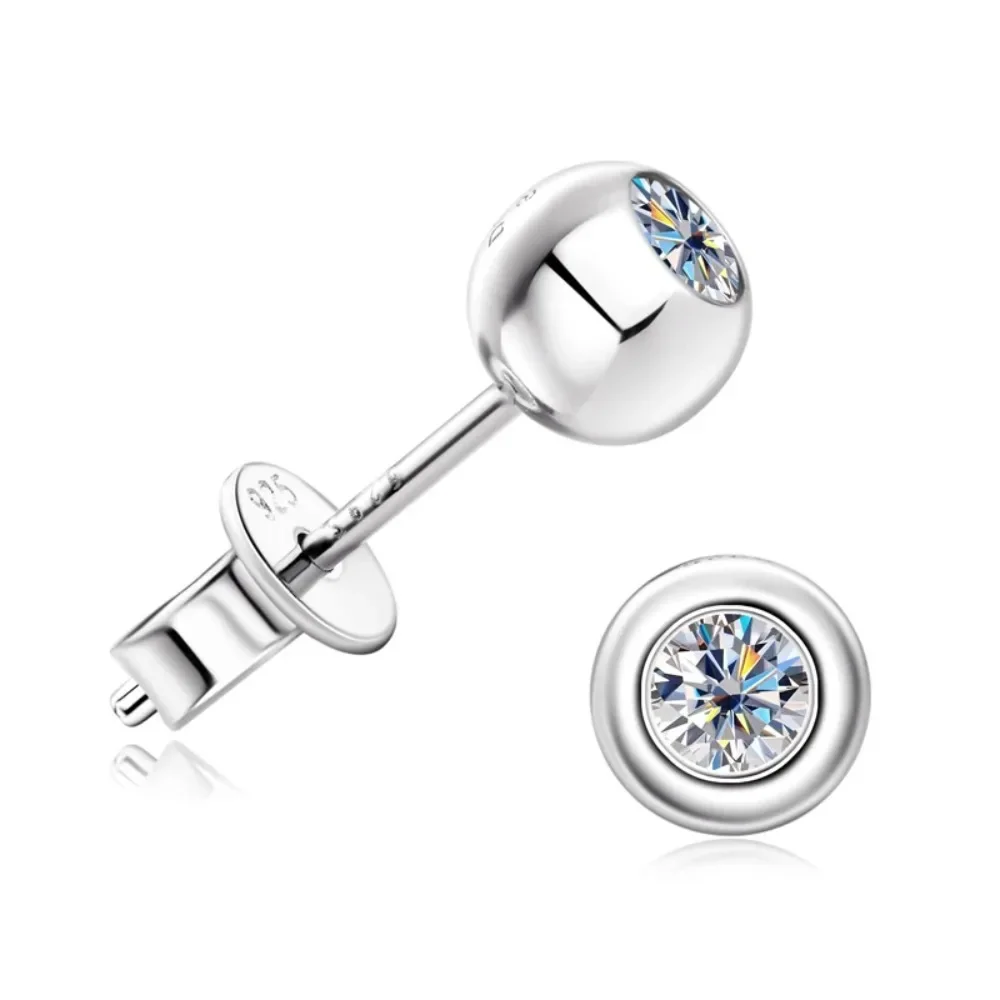 LinkerLove Golden 3.5mm Moissanite Stud Earrings for Women S925 Sterling Silver Fine Jewelry Gift Hiphop Bubble Diamond Earring
LinkerLove Golden 3.5mm Moissanite Stud Earrings for Women S925 Sterling Silver Fine Jewelry Gift Hiphop Bubble Diamond Earring