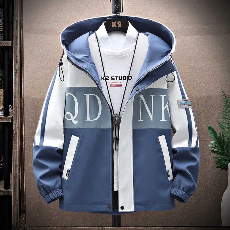 Color Blo Casual Jaet Men's Spring Autumn Loose Fit Hooded Polyester Polyester Fiber Youth Trendy Zipper Decoration
Color Blo Casual Jaet Men's Spring Autumn Loose Fit Hooded Polyester Polyester Fiber Youth Trendy Zipper Decoration