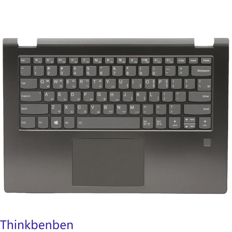 KR Korean Iron Gray Keyboard Upper Case Palmrest Shell Cover For Lenovo Ideapad YOGA 530 Flex6 14 14IKB 14ARR 5CB0R47280
KR Korean Iron Gray Keyboard Upper Case Palmrest Shell Cover For Lenovo Ideapad YOGA 530 Flex6 14 14IKB 14ARR 5CB0R47280