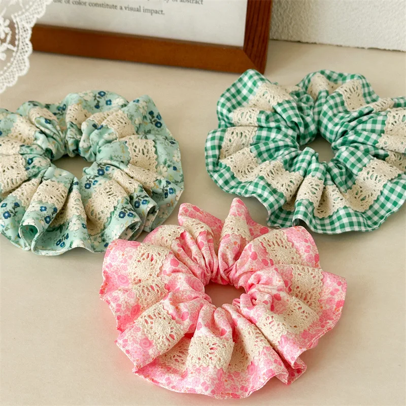 Muweordy Oversized Scrunchies Floral Lace Flower Elastic Hair Bands Women Girls Ponytail Holder Rubber Hairband Hair Accessories
Muweordy Oversized Scrunchies Floral Lace Flower Elastic Hair Bands Women Girls Ponytail Holder Rubber Hairband Hair Accessories