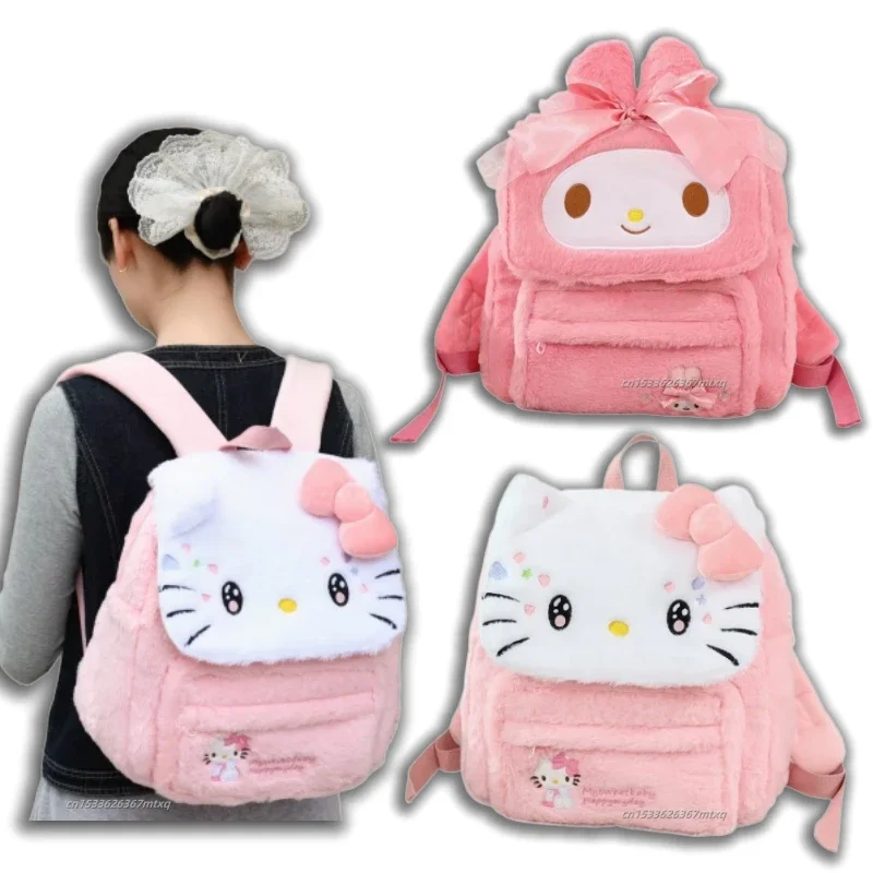 Cartoon Anime Bag Backpack Kawaii My Melody Hello Kitty Plush Bag Japanese Style Schoolbag Girl Women Lolita Shoulder Bag Girl
Cartoon Anime Bag Backpack Kawaii My Melody Hello Kitty Plush Bag Japanese Style Schoolbag Girl Women Lolita Shoulder Bag Girl