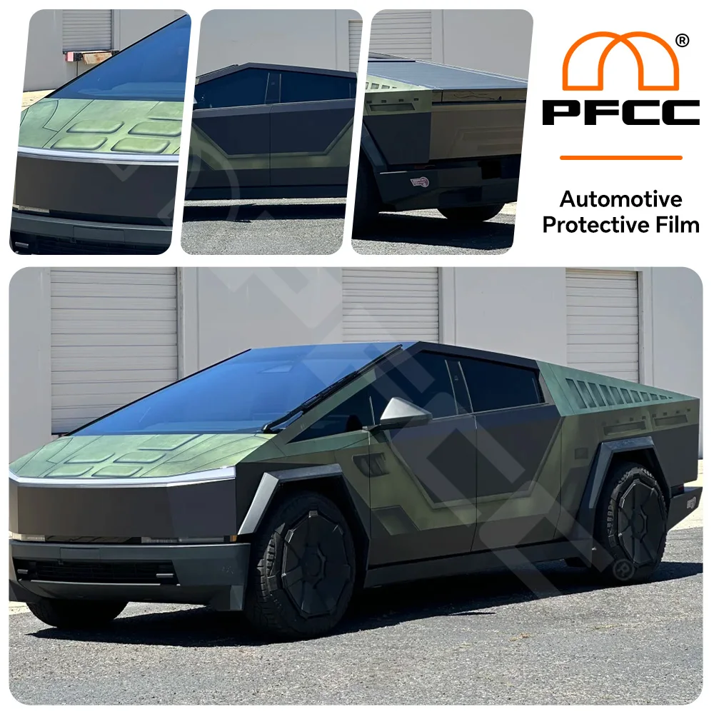 TPU For Tesla Cybertruck 2024 Paint Protection Film DIY Color Per-cut PPF Color Changing Film Anti-Scratch Vinyl Resistant Cover
TPU For Tesla Cybertruck 2024 Paint Protection Film DIY Color Per-cut PPF Color Changing Film Anti-Scratch Vinyl Resistant Cover