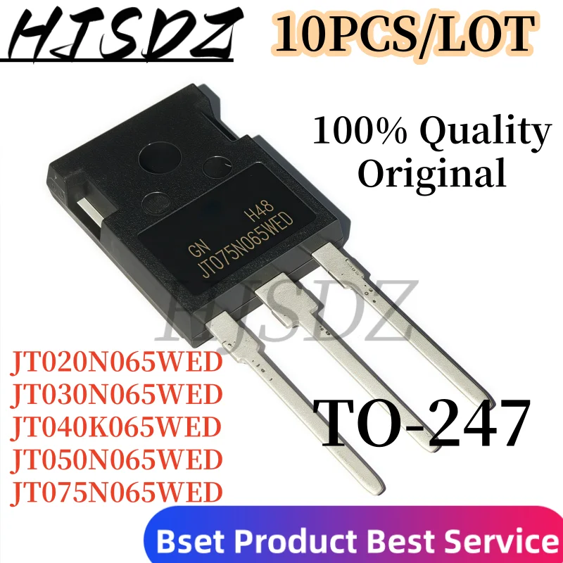 10CS/LOT Tubo de Campo IGBT TO-247 nuevo, Original, importado, JT020N065WED, JT030N065WED, JT040K065WED, JT050N065WE
10CS/LOT Tubo de Campo IGBT TO-247 nuevo, Original, importado, JT020N065WED, JT030N065WED, JT040K065WED, JT050N065WE