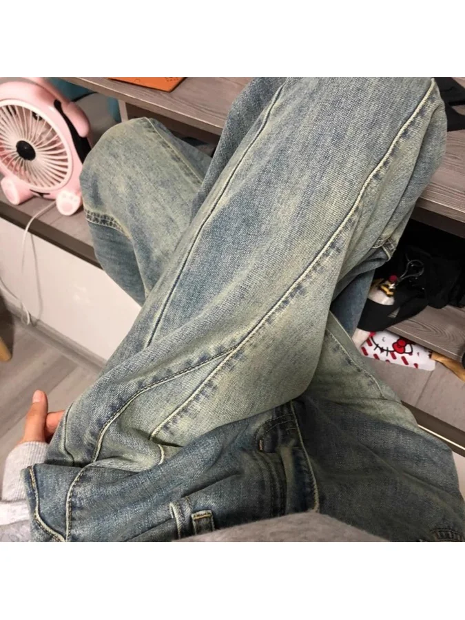 plus Size American Retro Distressed Denim Pants High Waist Wide Leg Floor Length Women's Loose Fit Trousers for plus Size
plus Size American Retro Distressed Denim Pants High Waist Wide Leg Floor Length Women's Loose Fit Trousers for plus Size