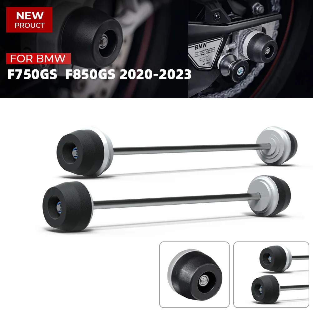CNC Aluminum Front & Rear Axle Sliders Crash Protectors For BMW F750GS/F850GS Adventure 2020-2023, Easy Installation Set
CNC Aluminum Front & Rear Axle Sliders Crash Protectors For BMW F750GS/F850GS Adventure 2020-2023, Easy Installation Set