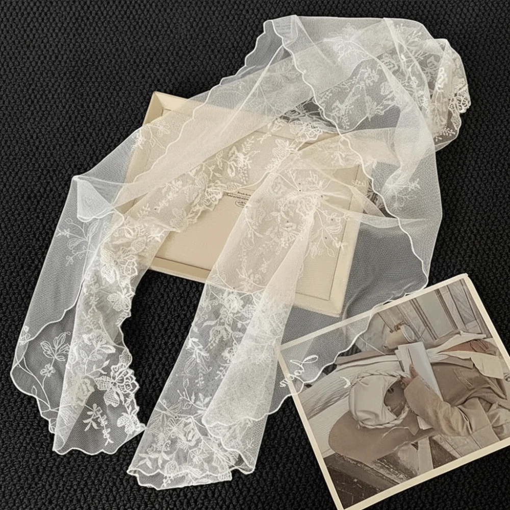 Literary Retro Women's Lace Scarf Korean Version Solid Color Sunscreen Shawl Pearl embellishment Long Female Headscarf
Literary Retro Women's Lace Scarf Korean Version Solid Color Sunscreen Shawl Pearl embellishment Long Female Headscarf