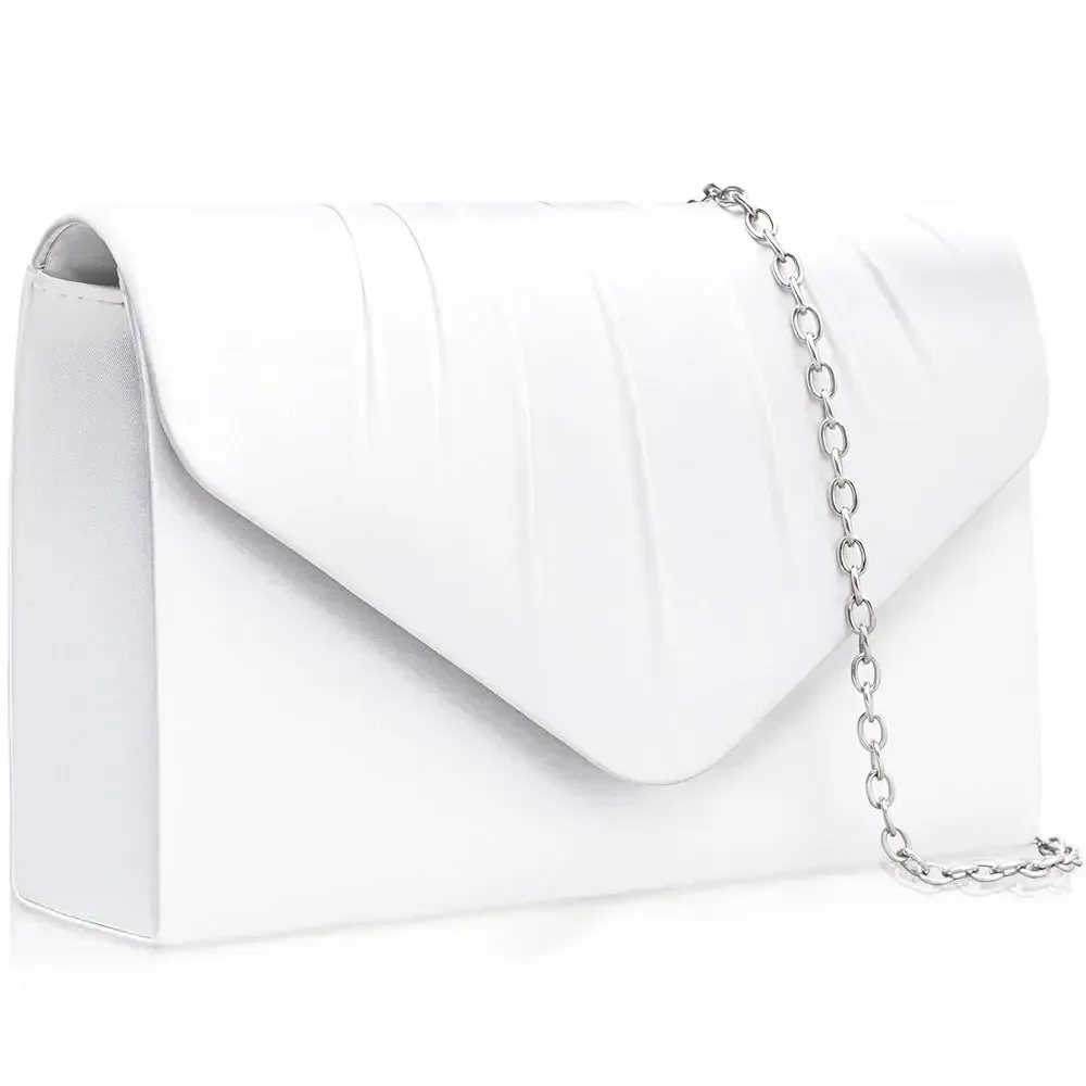 Free ShippingElegant Satin Evening Clutch Purse for Women, Formal Pleated Envelope Party Handbags & Chain for Wedding, Cocktail
Free ShippingElegant Satin Evening Clutch Purse for Women, Formal Pleated Envelope Party Handbags & Chain for Wedding, Cocktail