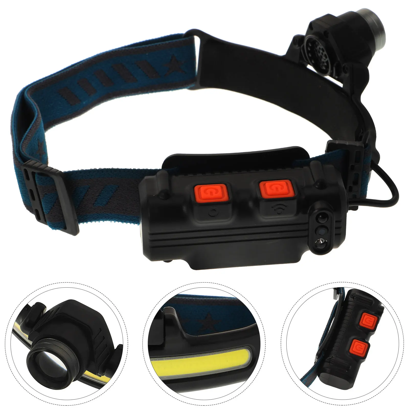 Перезаряжаемый налобный фонарь с широким лучом, портативный, для бега, охоты, кемпинга, велоспорта, светодиодный налобный фонарь для охотничьего снаряжения
Перезаряжаемый налобный фонарь с широким лучом, портативный, для бега, охоты, кемпинга, велоспорта, светодиодный налобный фонарь для охотничьего снаряжения