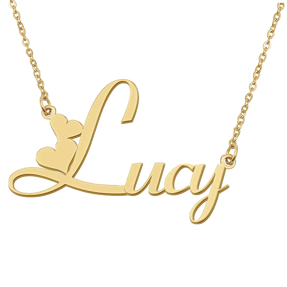 Lucy Initial Name Necklace for Women Personalized Stainless Steel Jewelry Pendant Girls Annivesary Gift
Lucy Initial Name Necklace for Women Personalized Stainless Steel Jewelry Pendant Girls Annivesary Gift
