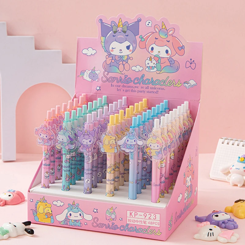 Новинка Sanrio мультипликационная гелевая ручка Melody Kuromi Симпатичные Школьные накладки для письма 0,5 мм Гладкие Детские накладки для письма
Новинка Sanrio мультипликационная гелевая ручка Melody Kuromi Симпатичные Школьные накладки для письма 0,5 мм Гладкие Детские накладки для письма