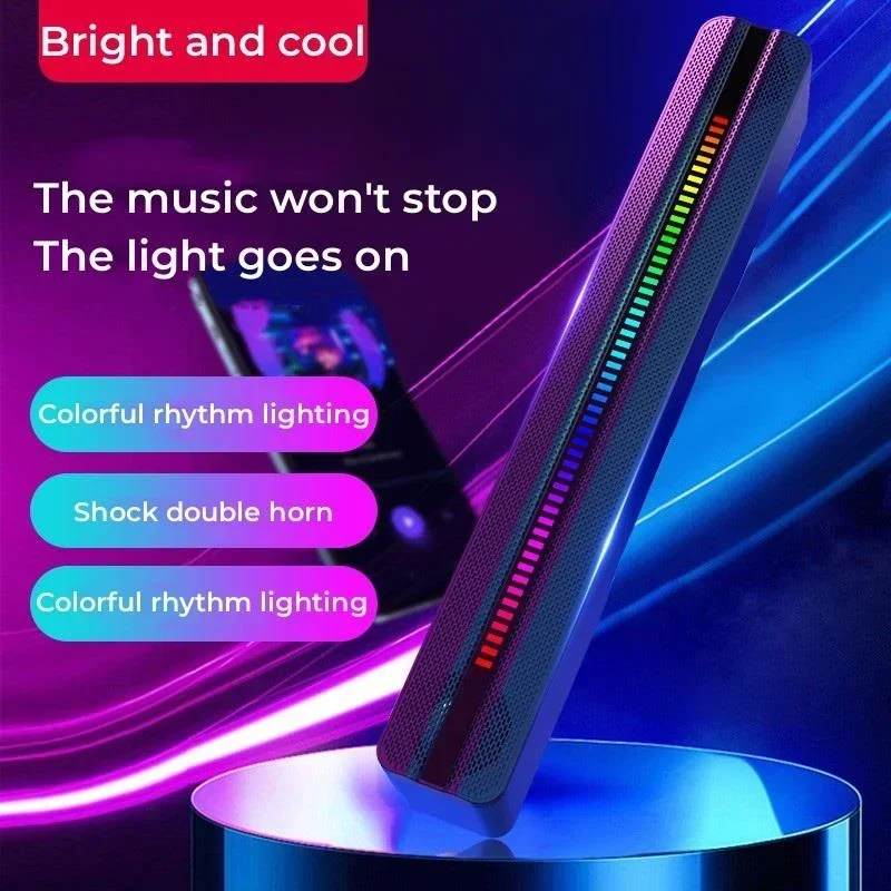 Desktop Wireless Bluetooth Speaker 9D Stereo Surround Sound Intelligent Breathing Light Dual Speakers Home Computer Game Audio
Desktop Wireless Bluetooth Speaker 9D Stereo Surround Sound Intelligent Breathing Light Dual Speakers Home Computer Game Audio