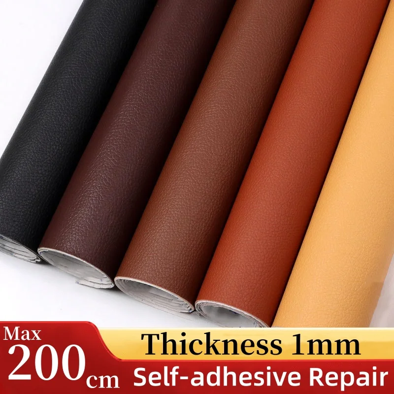 200X40CM Strong Self-adhesive Leather Repair for Sofa Car Seat Bed Thick Artificial Leather Seat Repair Patch Sticker Refurbish
200X40CM Strong Self-adhesive Leather Repair for Sofa Car Seat Bed Thick Artificial Leather Seat Repair Patch Sticker Refurbish
