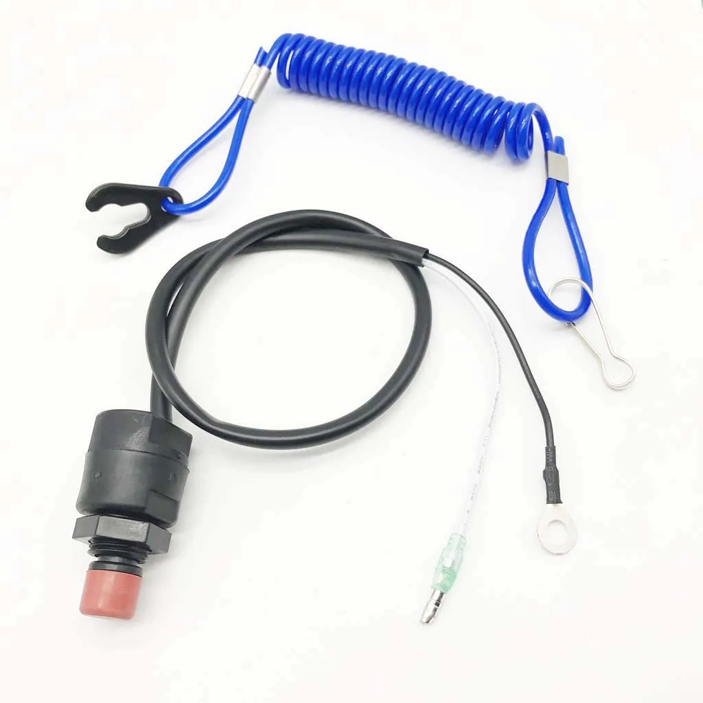 Emergency Outboard Kill Switch Cut Off Lanyard Plastic Safety Device for Spare Parts Outboard Motors Boats
Emergency Outboard Kill Switch Cut Off Lanyard Plastic Safety Device for Spare Parts Outboard Motors Boats