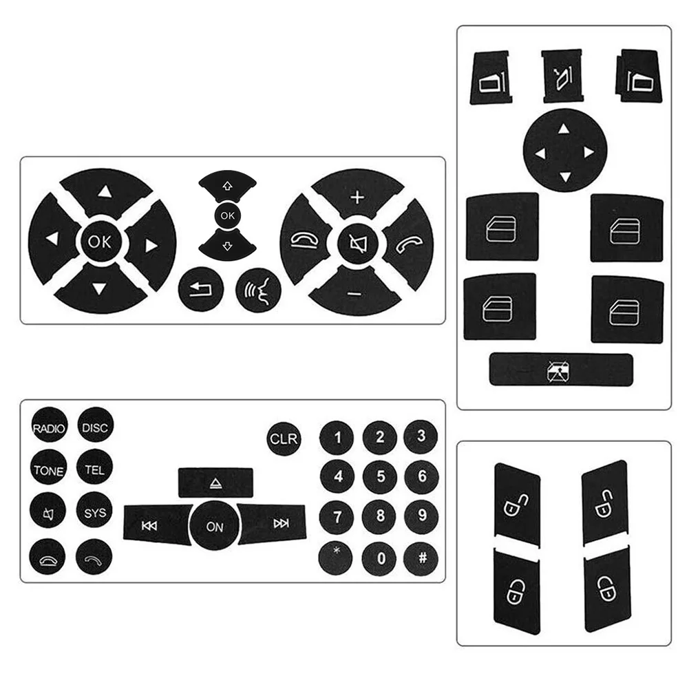 Black Buttones PET Switch Original Switch Patterns Repair Stickers Patterns Steering-Wheel High-quality 2007-14
Black Buttones PET Switch Original Switch Patterns Repair Stickers Patterns Steering-Wheel High-quality 2007-14