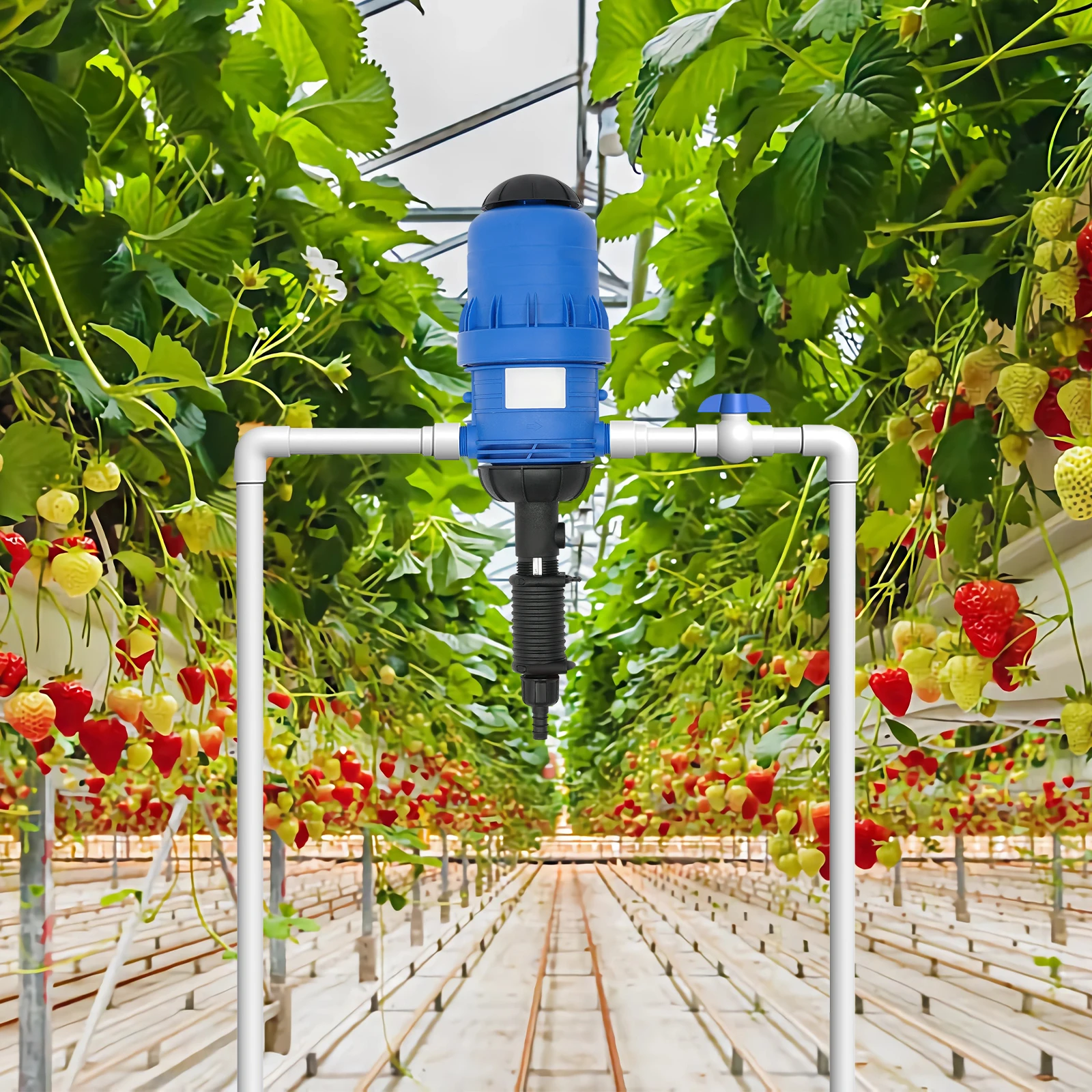 Fertilizer Injector, Auto Irrigation Equipment, 0.4%-4% Proportional Fertilizer Dispenser, 5.28-660.43 GPH Flow, for Garden Farm
Fertilizer Injector, Auto Irrigation Equipment, 0.4%-4% Proportional Fertilizer Dispenser, 5.28-660.43 GPH Flow, for Garden Farm
