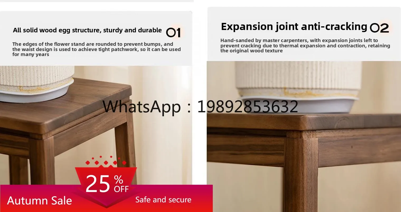 black walnut flower stand Zen solid wood storage decorative frame flower pot flower table home decoration accessories
black walnut flower stand Zen solid wood storage decorative frame flower pot flower table home decoration accessories