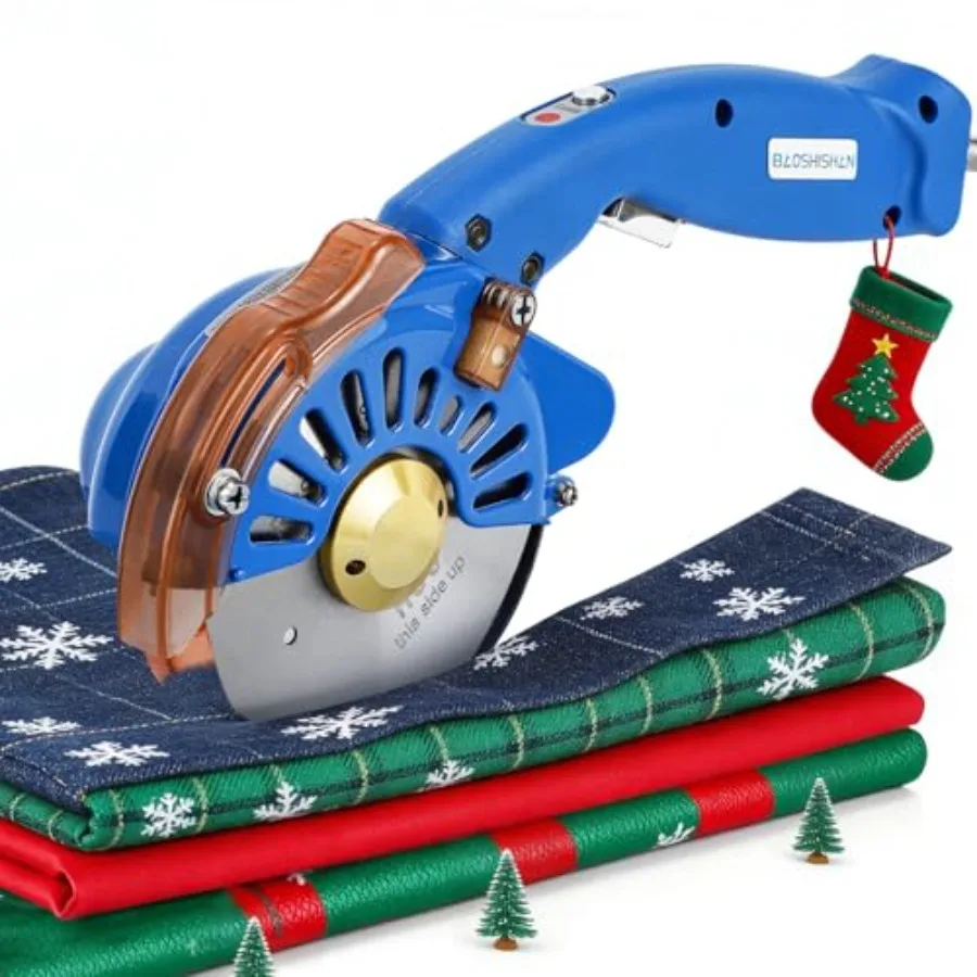 Electric Fabric Rotary Cutter Heavy Duty Speed Adjustable Fabric Scissors Round Blade Cutting hine for Multilayer Fabric Leathe
Electric Fabric Rotary Cutter Heavy Duty Speed Adjustable Fabric Scissors Round Blade Cutting hine for Multilayer Fabric Leathe