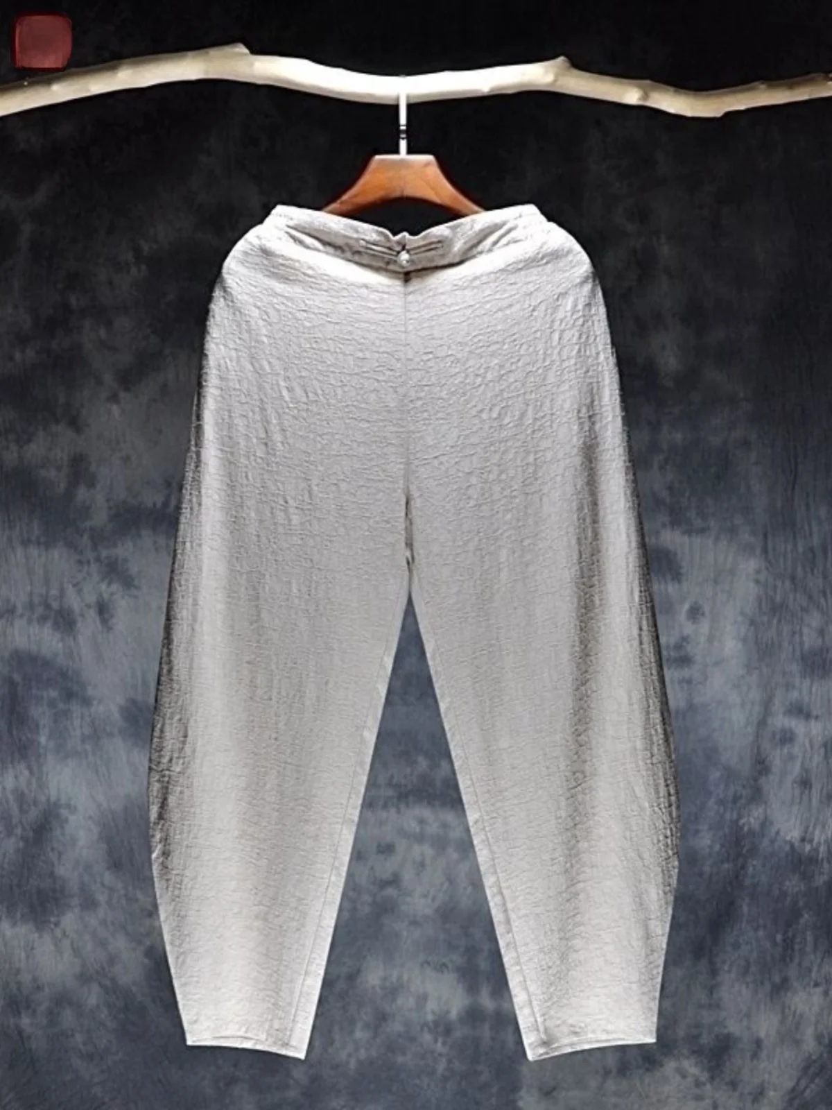 Summer Men's Thin Linen Nine-Piece Loose Large Size Long Casual Wide-Leg Lantern Pants Faionable Youthful Sle Cool Sensation
Summer Men's Thin Linen Nine-Piece Loose Large Size Long Casual Wide-Leg Lantern Pants Faionable Youthful Sle Cool Sensation