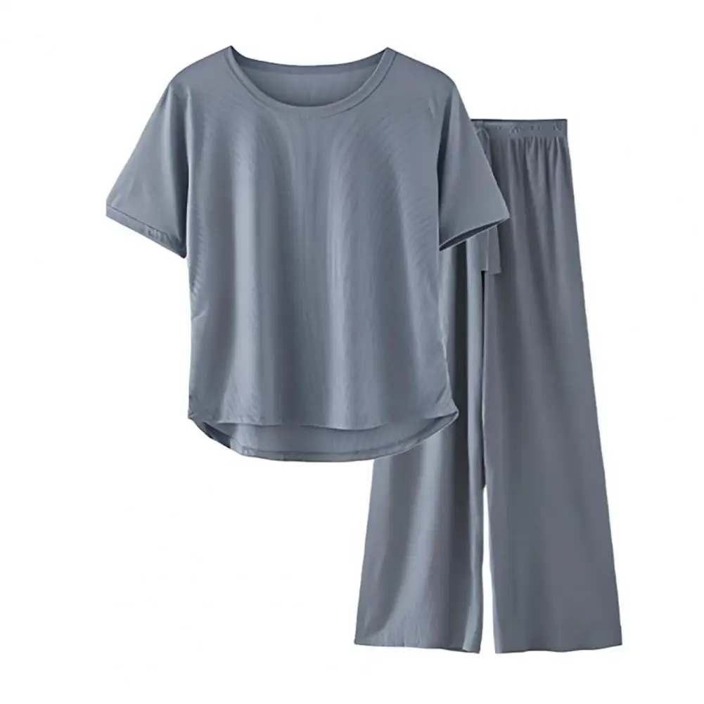 All Body Shapes Loungewear Women Pajama Set Comfortable Women's Summer Pajama Set with Short Sleeve Top for Relaxing for Cool
All Body Shapes Loungewear Women Pajama Set Comfortable Women's Summer Pajama Set with Short Sleeve Top for Relaxing for Cool