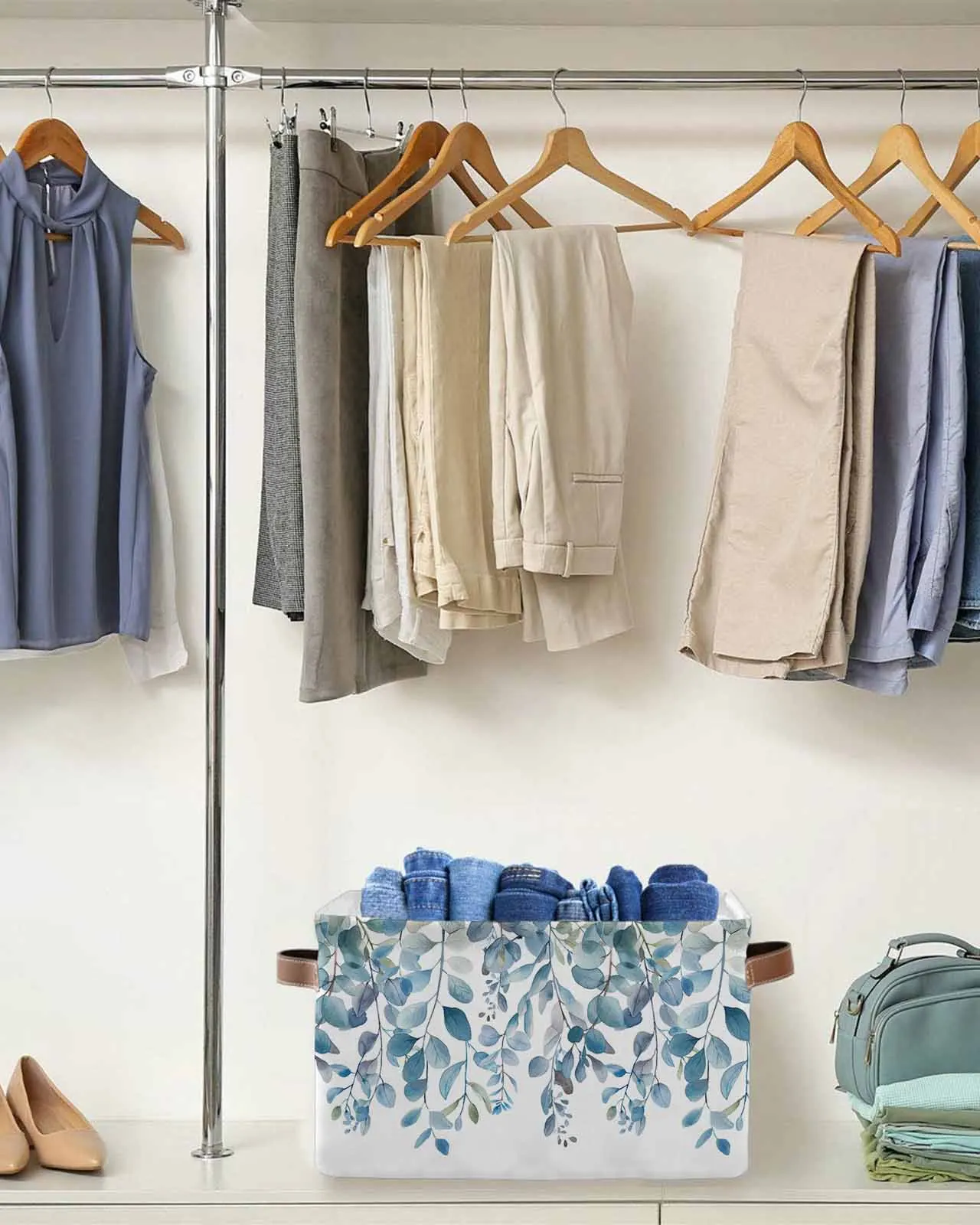 Blue Leaved Eucalyptus Leaf Plant Waterproof Laundry Basket Folding Clothing Storage Basket Kids Toys Organizer Storage Bucket
Blue Leaved Eucalyptus Leaf Plant Waterproof Laundry Basket Folding Clothing Storage Basket Kids Toys Organizer Storage Bucket