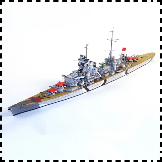 1:400 Scale WW2 Prinz Eugen Heavy Cruiser DIY Handcraft Paper Model Kit Handmade Toy Puzzles
1:400 Scale WW2 Prinz Eugen Heavy Cruiser DIY Handcraft Paper Model Kit Handmade Toy Puzzles