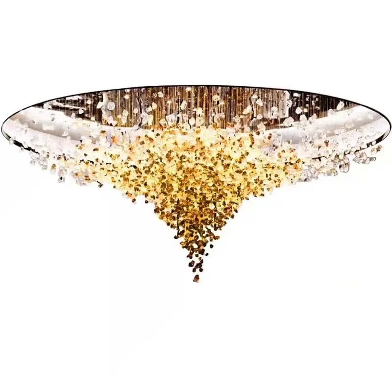 Modern Stone Crystal Led Chandelier For Living Room Lobby Large Luxury Cristal Lighting Fixtures Indoor Home Decor Hanging Lamps
Modern Stone Crystal Led Chandelier For Living Room Lobby Large Luxury Cristal Lighting Fixtures Indoor Home Decor Hanging Lamps