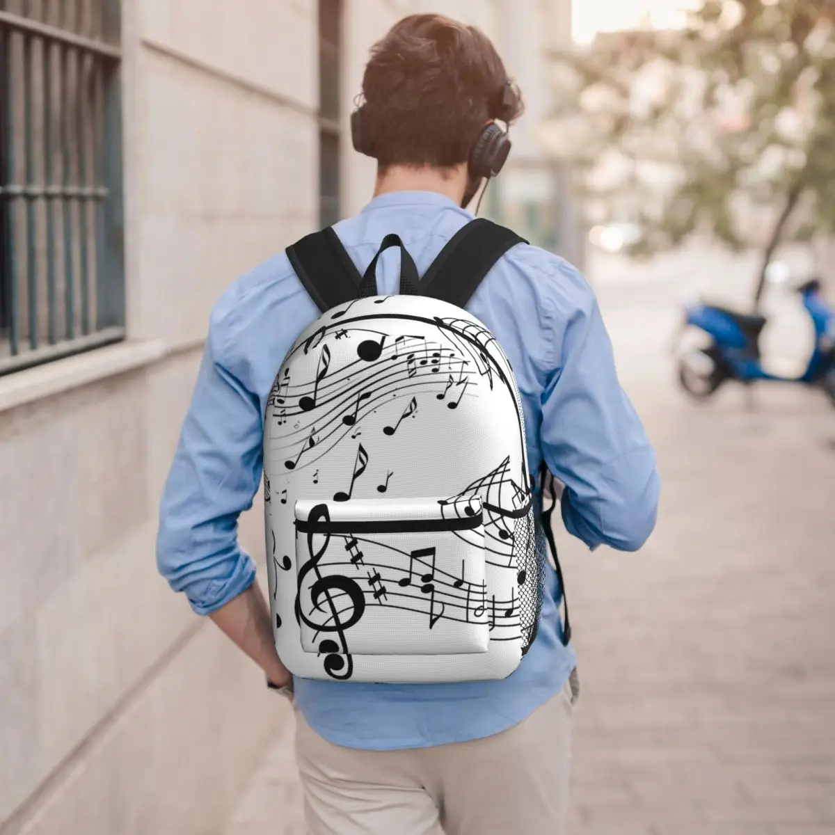 Abstract Piano Keys With Musical Notes Backpack Student BookBag Children School Bag Computer Shoulder Bags for Men Women
Abstract Piano Keys With Musical Notes Backpack Student BookBag Children School Bag Computer Shoulder Bags for Men Women