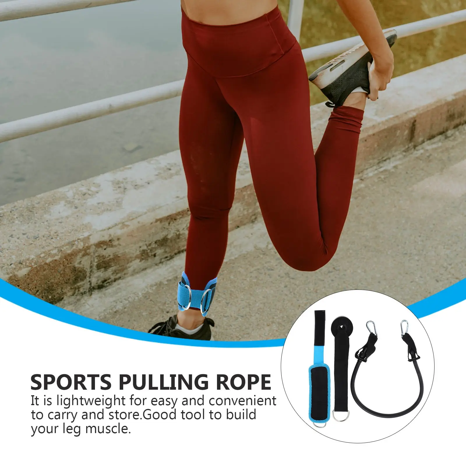 Leg Trainer Fitness Ankle Straps Sports Pulling Rope Gym Accessories Muscle Building Tool Emulsion Lightweight Durable Practical
Leg Trainer Fitness Ankle Straps Sports Pulling Rope Gym Accessories Muscle Building Tool Emulsion Lightweight Durable Practical