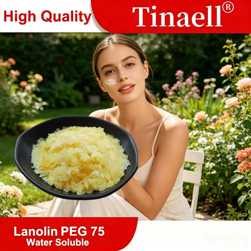 HOT Selling Ingredient Lanolin PEG 75 Water Soluble Moisturizing Anti Wrinkle Tender Face SkinCare Cosmetic Raw Material
HOT Selling Ingredient Lanolin PEG 75 Water Soluble Moisturizing Anti Wrinkle Tender Face SkinCare Cosmetic Raw Material